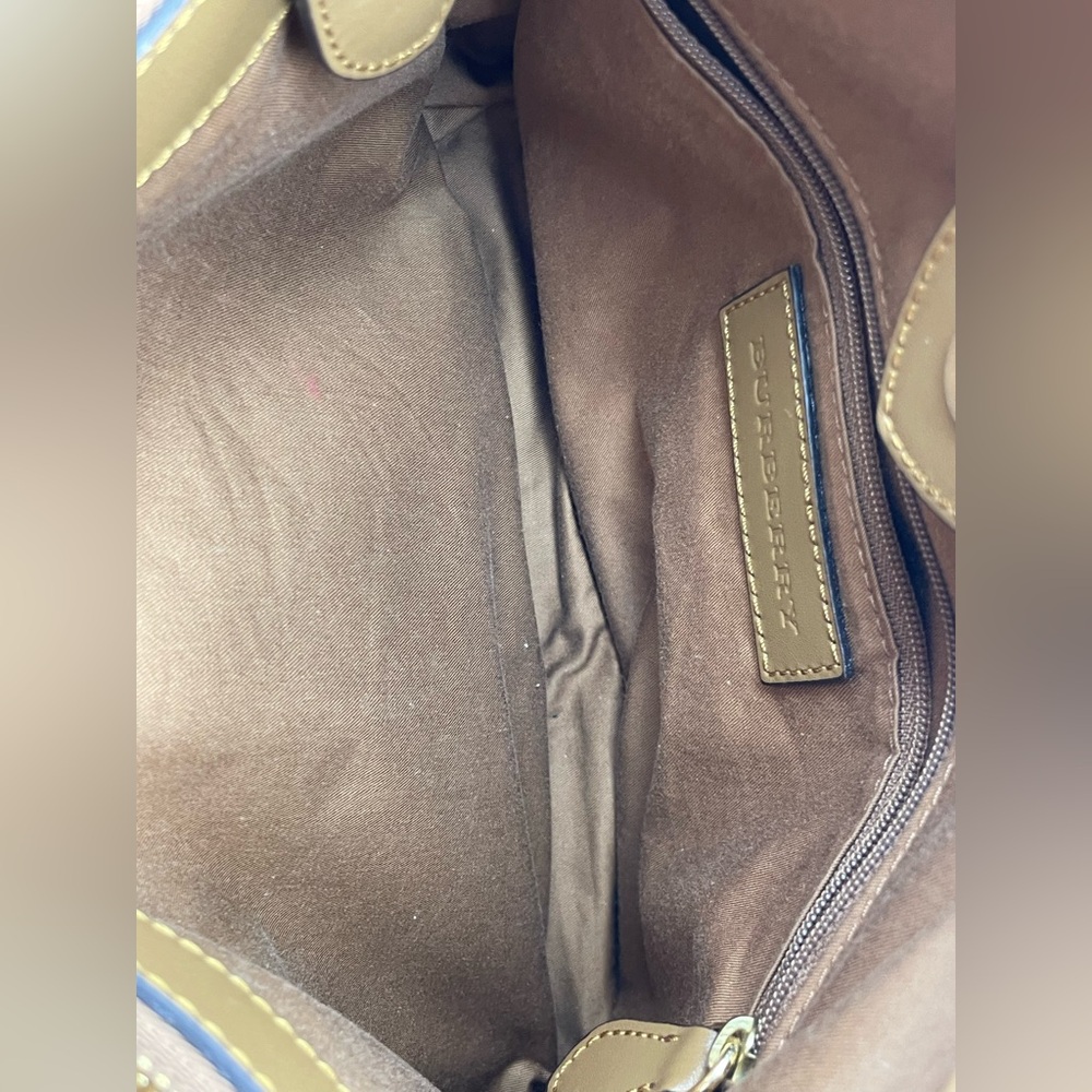 Burberry Beige and Black Check Shoulder Bag - Picture 10 of 15